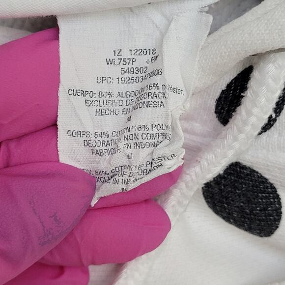 Vintage Y2K Champion Polka-Dot Hoodie Womens Medium 19x21 Reverse-Weave - Picture 13 of 13